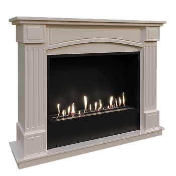 Биокамин в портале Firezo Boston Белый