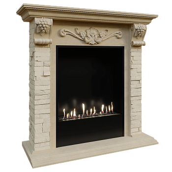 Биокамин в портале Firezo Adriana, Cлоновая кость