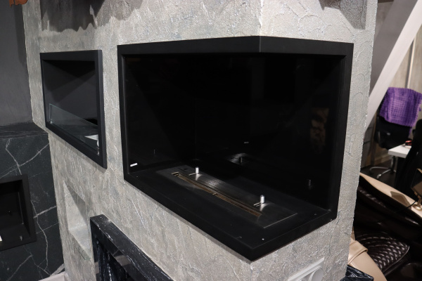 Угловой встраиваемый биокамин Firezo L'angolo Destro 800