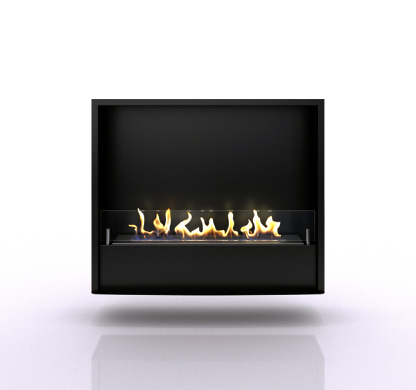 Биокамин в портале Firezo Preston Белый слоновая кость с патиной